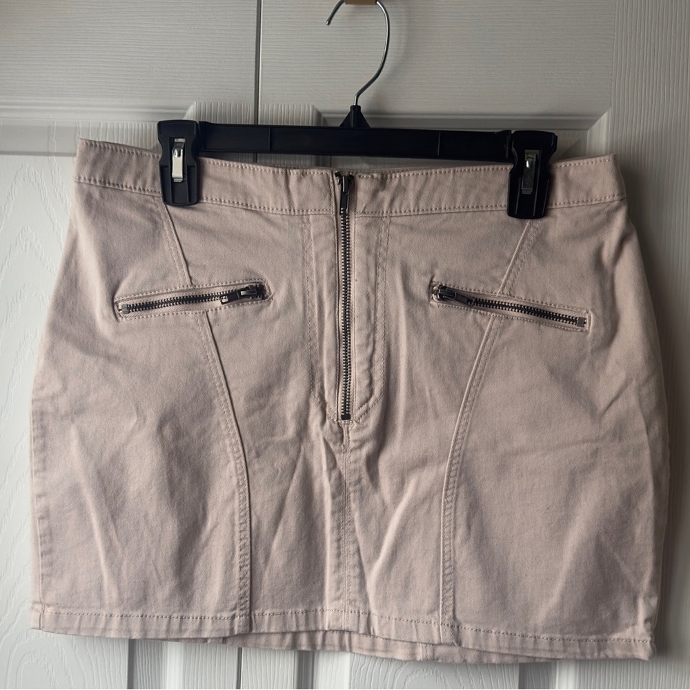 Divided by H&M Light Beige Mini Skirt Size 12